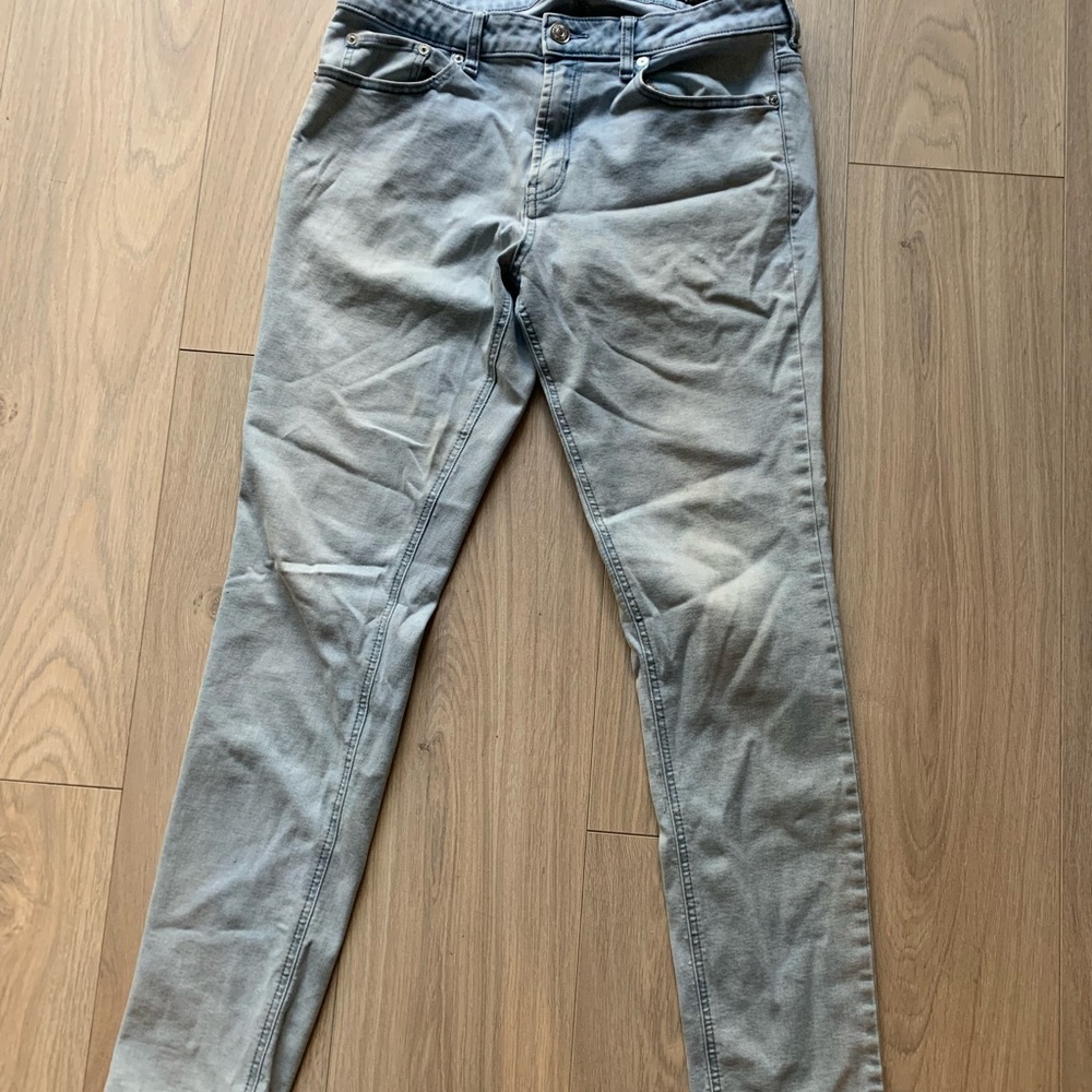Mens light blue PacSun skinny jeans size 33x32